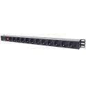 Intellinet 714044 блок распределения питания 12 розетка(и) 1U Черный Intellinet 714044 блок распределения питания 12 розетка(и) 1U Черный