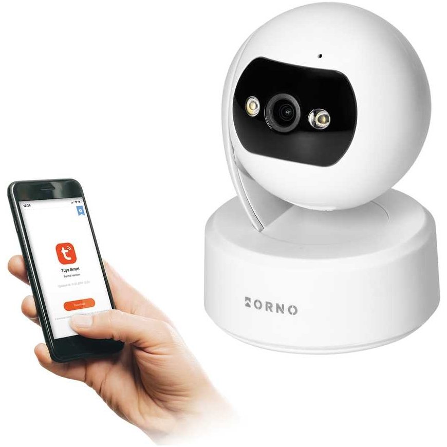 Orno Sukamoji vidinė kamera, 4MP, Wi-Fi, atmintis, dvipusis pokalbis – 2