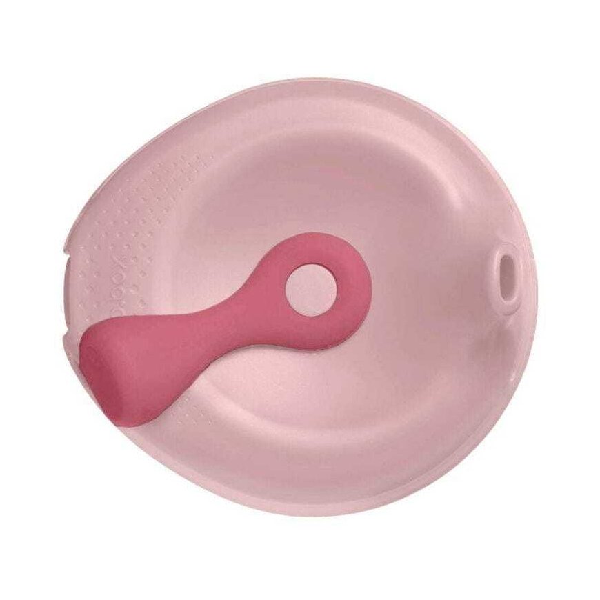 b.box - Silicone bowl with filler+supply cap | Pink – 2