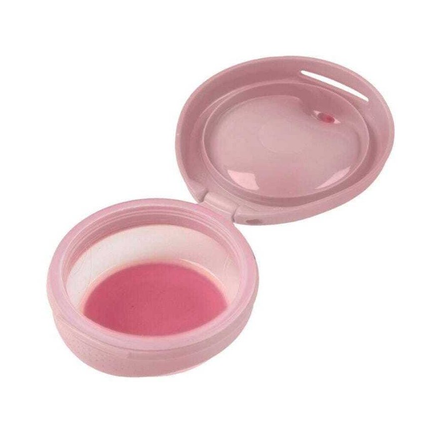 b.box - Silicone bowl with filler+supply cap | Pink – 4