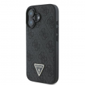 Case Guess GUHCP16SP4TDSCPK iPhone 16 6.1" black/black hardcase Leather Metal Logo Strass Crossbody Case Guess GUHCP16SP4TDSCPK iPhone 16 6.1" black/black hardcase Leather Metal Logo Strass Crossbody