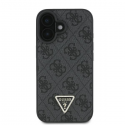 Case Guess GUHCP16SP4TDSCPK iPhone 16 6.1" black/black hardcase Leather Metal Logo Strass Crossbody Case Guess GUHCP16SP4TDSCPK iPhone 16 6.1" black/black hardcase Leather Metal Logo Strass Crossbody