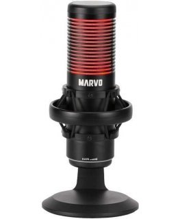 Marvo MIC-07 RGB juodas laidinis mikrofonas |USB