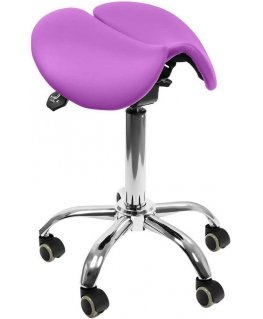 Spacetronik Ergonomic adjustable stool SELLA purple