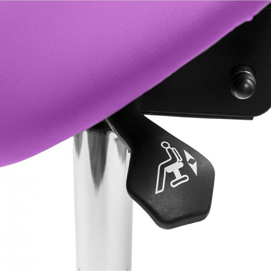 Spacetronik Ergonomic adjustable stool SELLA purple – 2