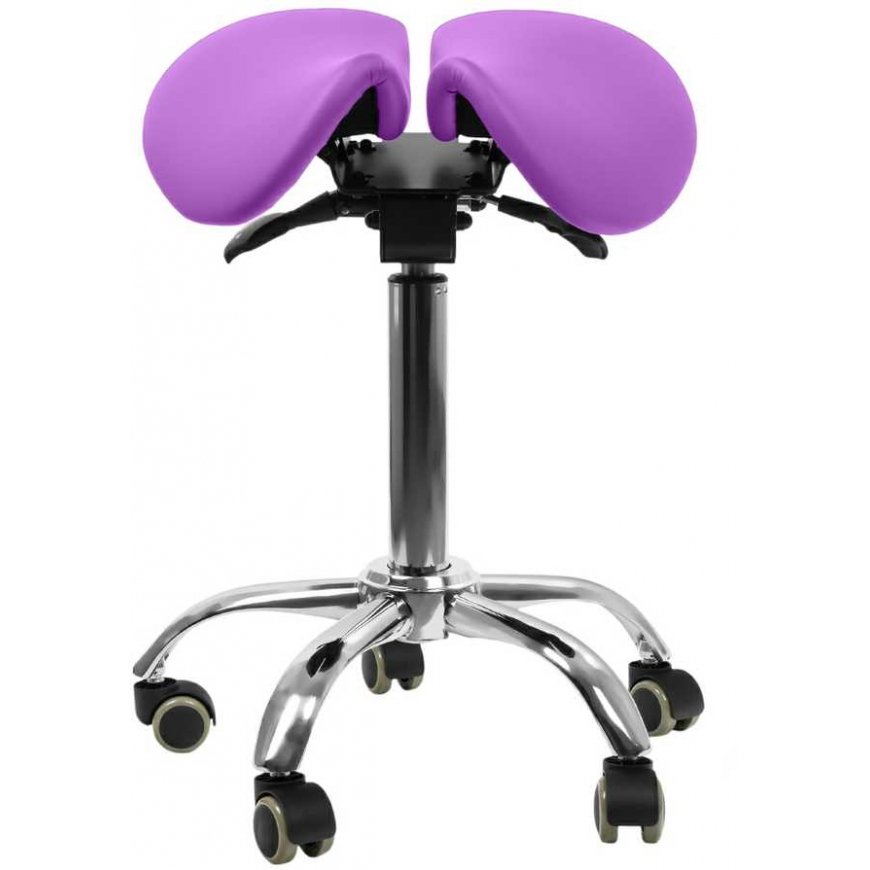 Spacetronik Ergonomic adjustable stool SELLA purple – 4