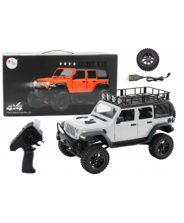 Lean Toys Remote Control RC 2.4G SUV 4x4 Gray