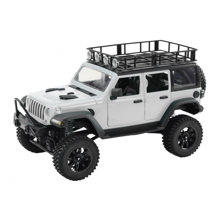 Lean Toys Nuotoliniu būdu valdomas RC 2.4G visureigis 4x4 pilka – 2