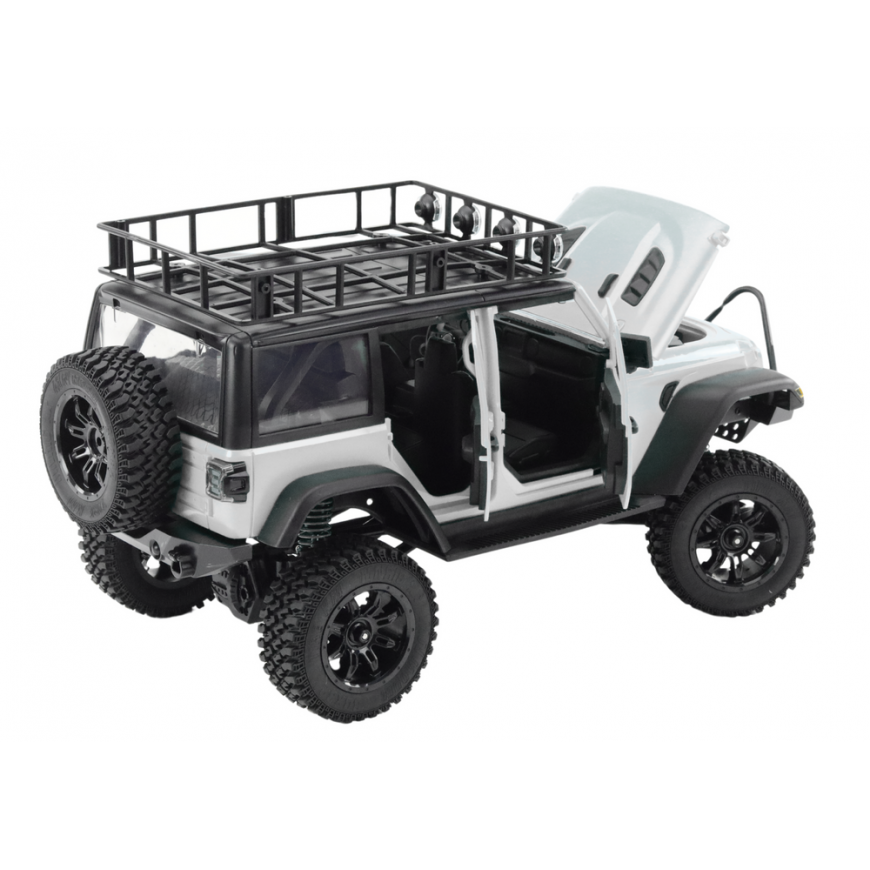 Lean Toys Nuotoliniu būdu valdomas RC 2.4G visureigis 4x4 pilka – 4