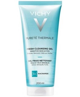 Vichy Purete Thermale refreshing face wash gel with niacinamide 200ml