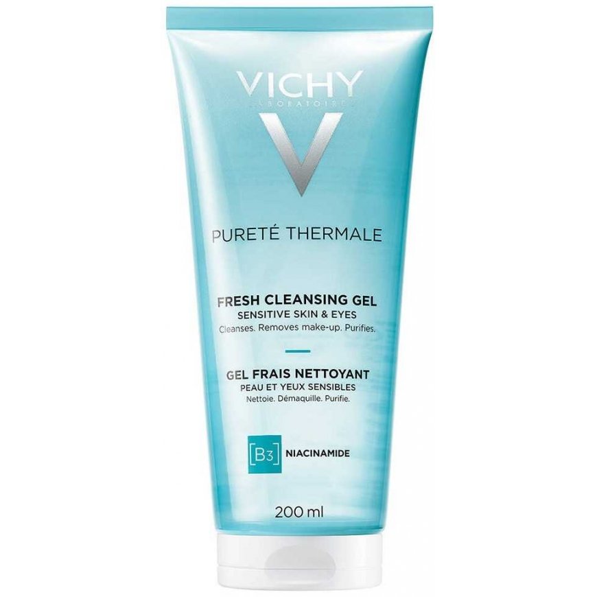 Vichy Purete Thermale refreshing face wash gel with niacinamide 200ml