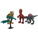 Almarina Duże Dinozaury Rinkinys 3 Figurki Ruchome Dźwięk Świecące Oczy Ryczą 22 Cm