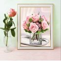 Beldizart Diamond painting set "Tender Roses" 30x40 cm AM1676 Beldizart Diamond painting set "Tender Roses" 30x40 cm AM1676