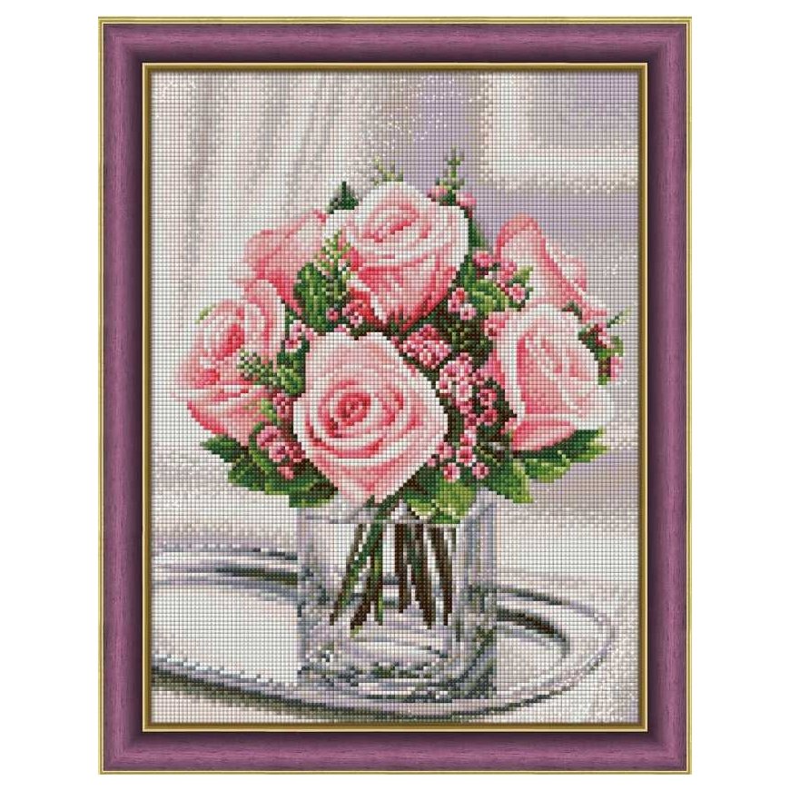 Beldizart Deimantinės tapybos rinkinys "Tender Roses" 30x40 cm AM1676 – 2
