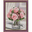 Beldizart Diamond painting set "Tender Roses" 30x40 cm AM1676 Beldizart Diamond painting set "Tender Roses" 30x40 cm AM1676