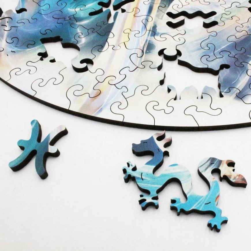Fantasy Puzzles Aquarius (Zodiacs) Wooden Puzzle (200 pieces) – 2