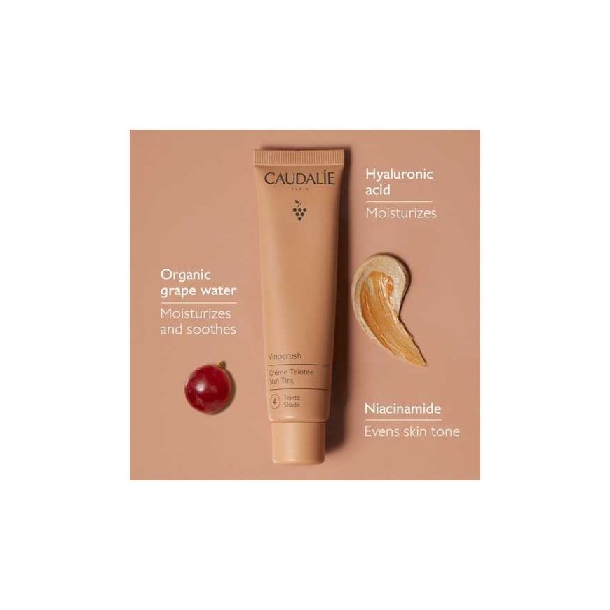 Caudalie Vinocrush Colour Kreminis veido kremas su atspalviu Shade 2, 30ml – 5