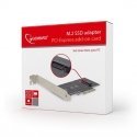 Gembird PEX-M2-01 интерфейсная карта/адаптер Внутренний M.2, PCIe Gembird PEX-M2-01 интерфейсная карта/адаптер Внутренний M.2, PCIe