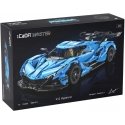 Klocki konstrukcyjne CaDA Master duże mėlyna auto sportowe Autko wyścigowe Samochód Wyścigówka 60 cm V12 Hypercar 3865 dalys Klocki konstrukcyjne CaDA Master duże mėlyna auto sportowe Autko wyścigowe Samochód Wyścigówka 60 cm V12 Hypercar 3865 dalys