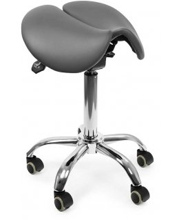 Spacetronik Ergonomic adjustable stool SELLA gray