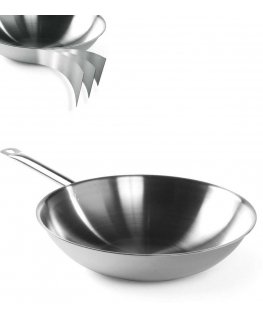 Frying pan WOK 3-PLY - without cover - Hendi 839003