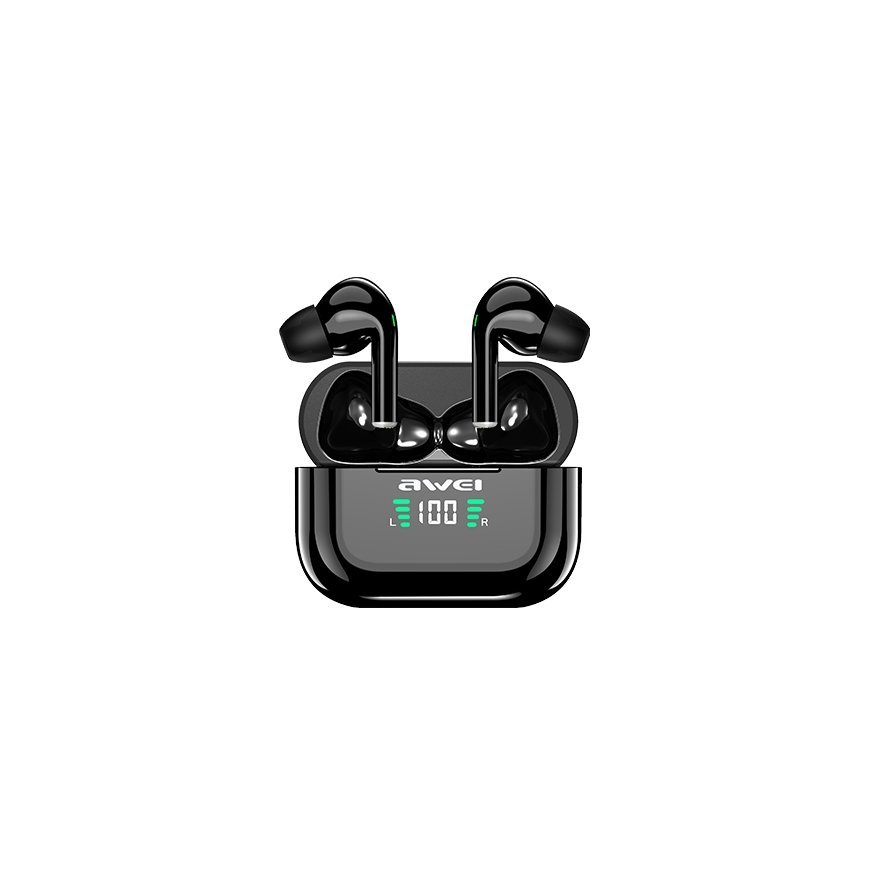 AWEI T29P Austiņas True Wireless Stereo (TWS) Ausīs Zvani / mūzika Bluetooth Melns – 2