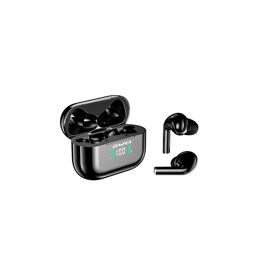 AWEI T29P Austiņas True Wireless Stereo (TWS) Ausīs Zvani / mūzika Bluetooth Melns – 4