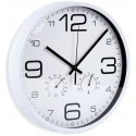 Excellent Housewere Wall clock with thermometer and hygrometer, 30 cm