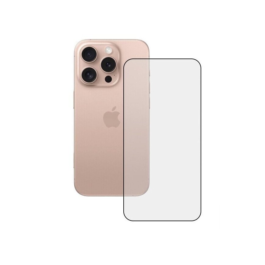 Fusion full glue 5D tempered glass with frame Apple iPhone 16 Pr