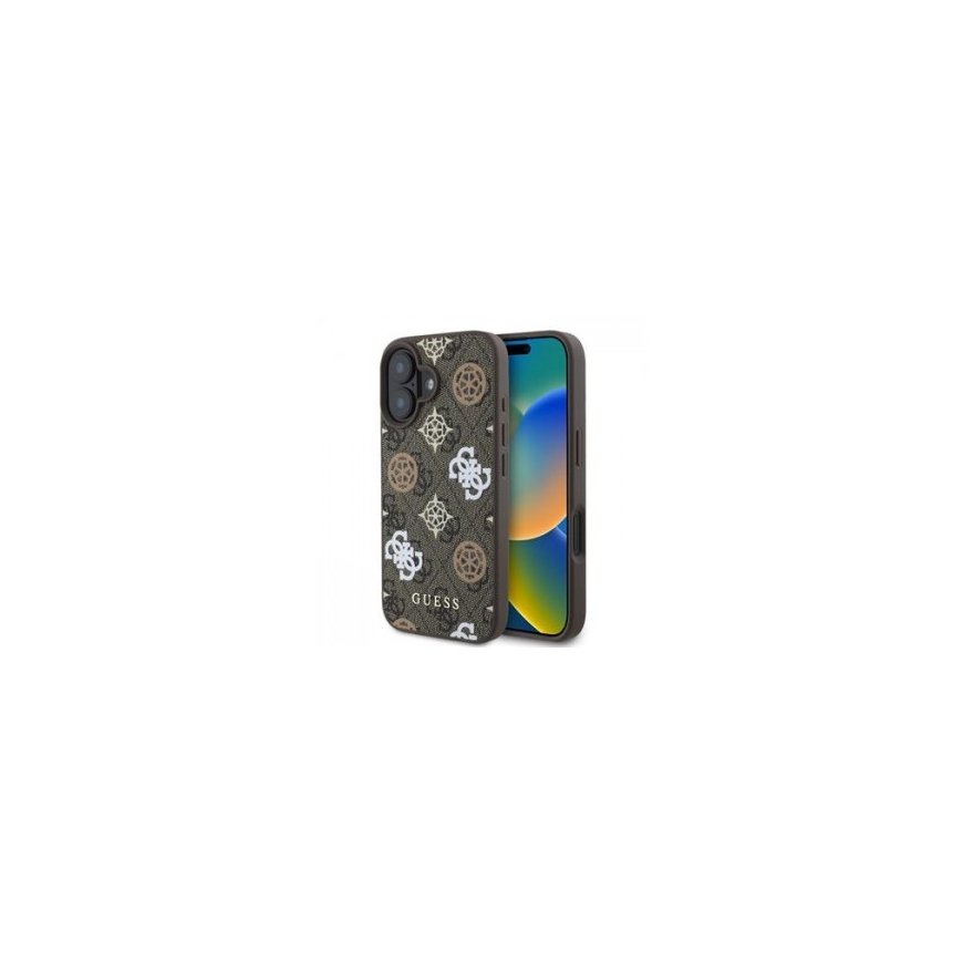 Guess GUHMP16SPGPYSH iPhone 16 6.1" biały|white hardcase Peony S