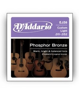 D'Addario EJ26 mūzikas instrumentu stīga Akustisks 6 pcs Tērauds Ģitāra