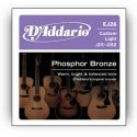 D'Addario EJ26 muzikos instrumentų styga Akustinė 6 vnt Plienas Gitara