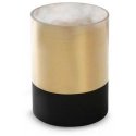 Eurofirany LIMITED COLLECTION VICTORIA7 Candlestick made of art glass, ∅ 15 X 20 cm, color: black, gold Eurofirany LIMITED COLLECTION VICTORIA7 Candlestick made of art glass, ∅ 15 X 20 cm, color: black, gold