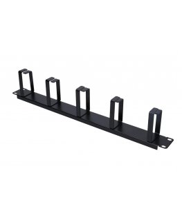 Extralink Cable organizer 1U, black