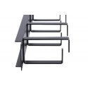 Extralink Cable organizer 1U, black Extralink Cable organizer 1U, black