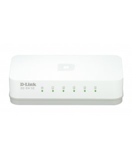 D-Link GO-SW-5E/E tinklo komutatorius Ne-valdomas Fast Ethernet (10/100) Balta