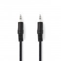 Nedis CAGB22000BK10 audio kabelis 1 m 3.5mm Melns Nedis CAGB22000BK10 audio kabelis 1 m 3.5mm Melns