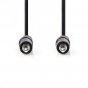 Nedis CAGB22000BK10 audio kabelis 1 m 3.5mm Melns Nedis CAGB22000BK10 audio kabelis 1 m 3.5mm Melns