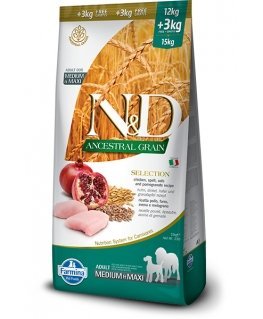 Farmina Pet Food N&D Ancestral Grain Canine 15 kg Aikuinen Kana