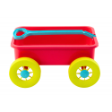 Lean Toys Smėlio žaislų krepšelis Pastelinės rožinės spalvos