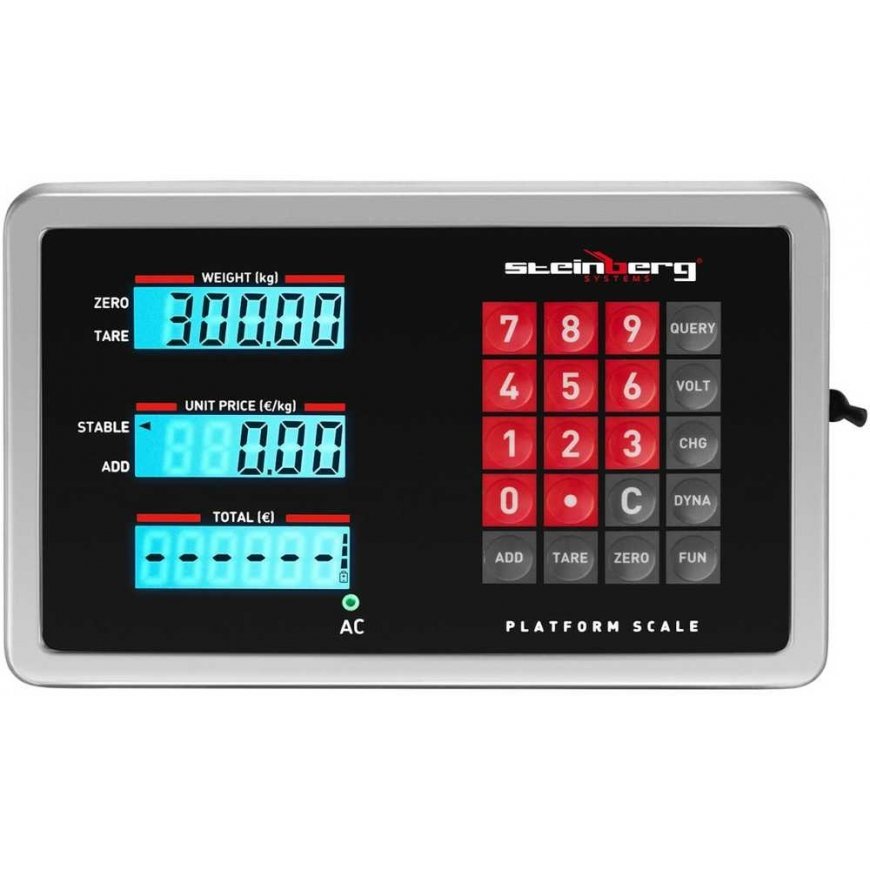 Kitchen scale Steinberg Systems WiFi wireless platform scale 300 kg / 0.05 g – 3