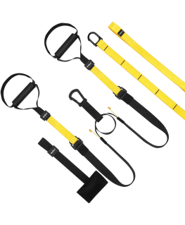 TRX P3-3 treniruočių juostos, pratimų diržai, REBEL ACTIVE