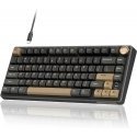 Royal Kludge RK R75 RGB Phantom laidinė klaviatūra | 75%, Hot-swap, Sidabrinis switches, US Royal Kludge RK R75 RGB Phantom laidinė klaviatūra | 75%, Hot-swap, Sidabrinis switches, US