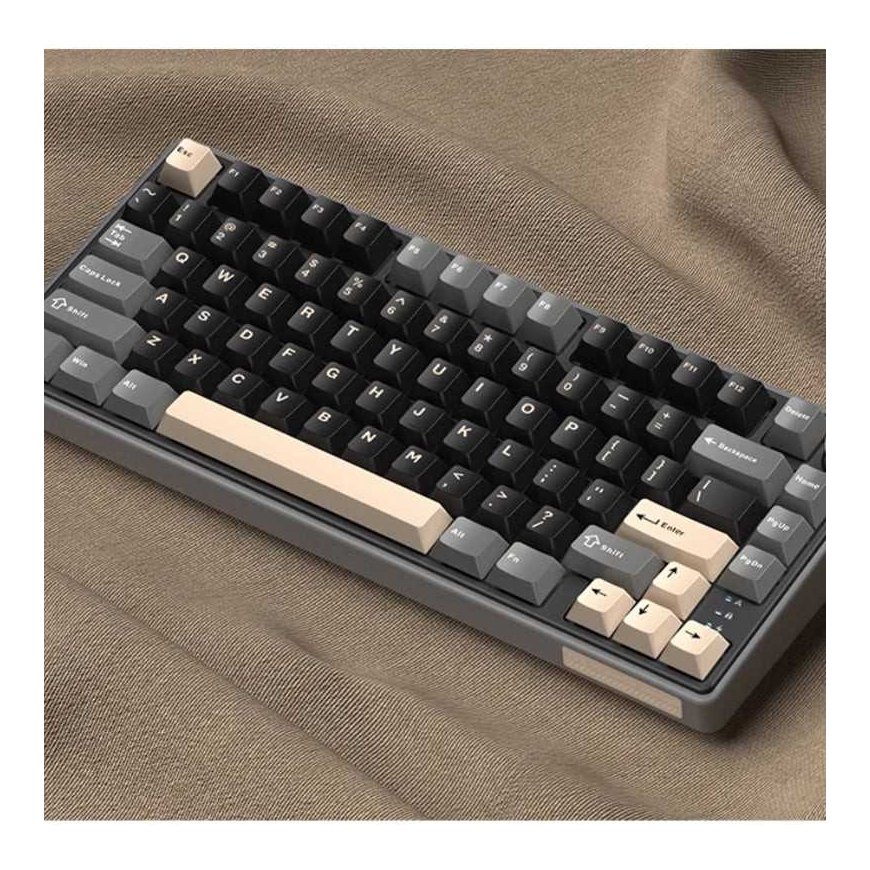 Royal Kludge RK R75 RGB Phantom Wired Keyboard | 75%, Hot-swap, Silver switches, US – 2