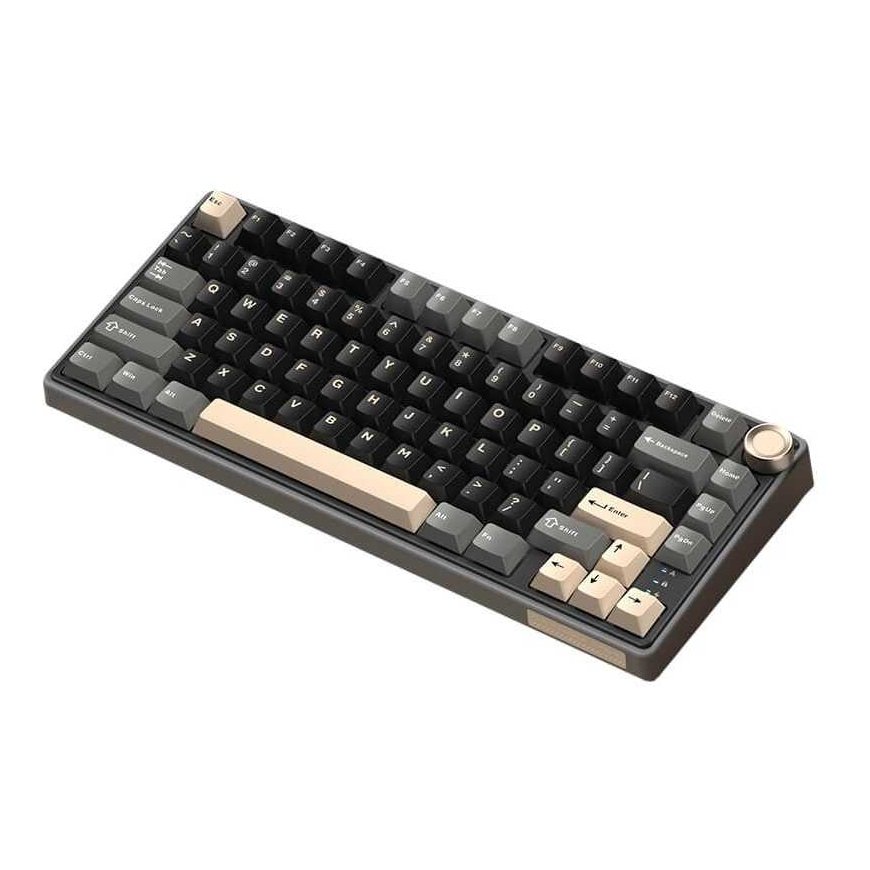 Royal Kludge RK R75 RGB Phantom Wired Keyboard | 75%, Hot-swap, Silver switches, US – 4