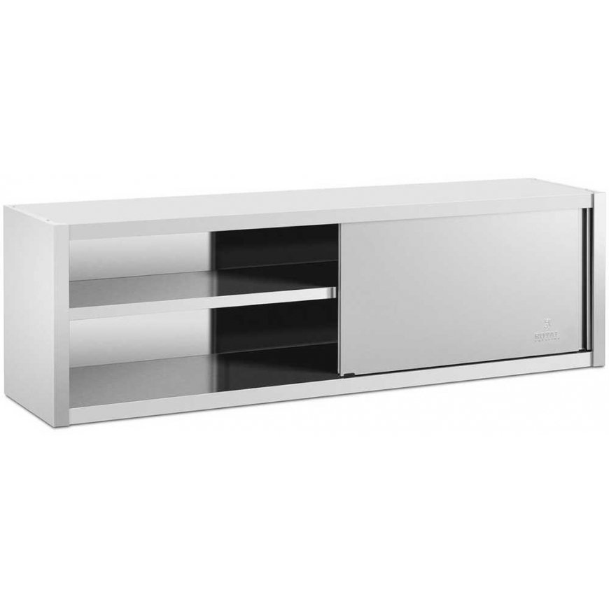 Royal Catering Catering wall cabinet with sliding doors, Steel, 200 x 45 x 60 cm – 2