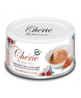 CHERIE Tuunikala porgandiga - kassi märgtoit - 80g