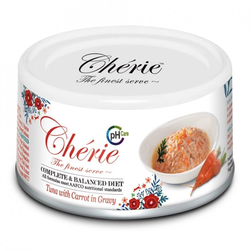 CHERIE Tuna with carrots - wet cat food - 80g