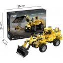 Klocki konstrukcyjne CaDA Kit yellow pojazdy budowlane 2w1 Charger i Bulldozer Spychacz 693 elementy Klocki konstrukcyjne CaDA Kit yellow pojazdy budowlane 2w1 Charger i Bulldozer Spychacz 693 elementy