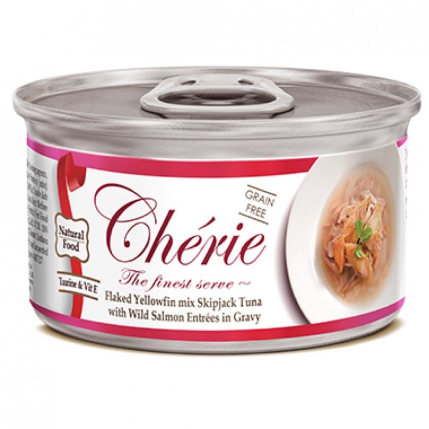 CHERIE Tuna and salmon mix - wet cat food - 80g